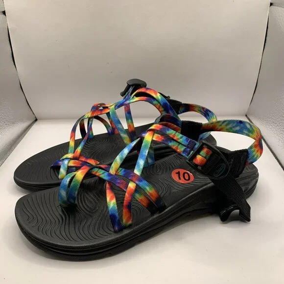 Chaco Z/Volv X2 Sandals - Women's tie dye sandals size 10 D21 Hiking Outdoor - Picture 3 of 7